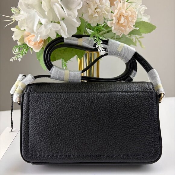 Marc Jacobs H107L01FA21 Mini Leather Crossbody Bag in Black - Picture 5 of 7